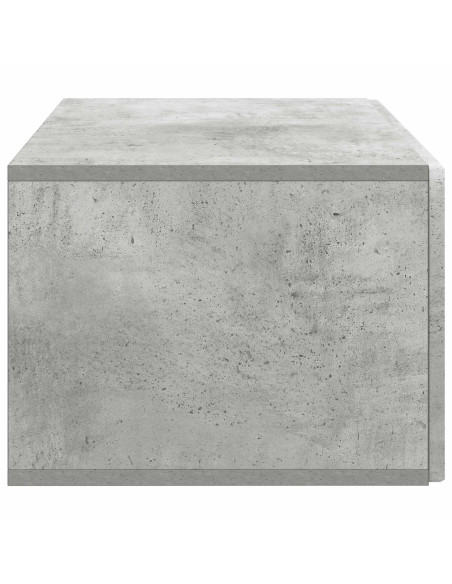 Mobile Porta TV da Muro Grigio Cemento 59,5 x 41 x 30 cm
