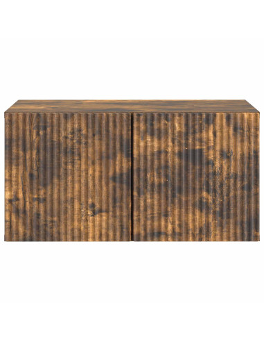 Mobile Porta TV da Muro Rovere Fumo 59,5 x 41 x 30 cm
