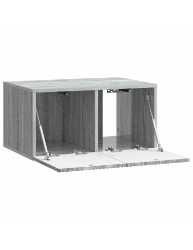 Mobile Porta TV da Muro Grigio Sonoma 59,5 x 41 x 30 cm