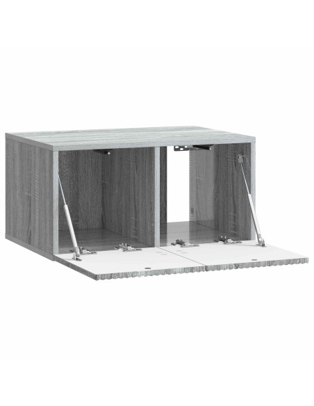 Mobile Porta TV da Muro Grigio Sonoma 59,5 x 41 x 30 cm