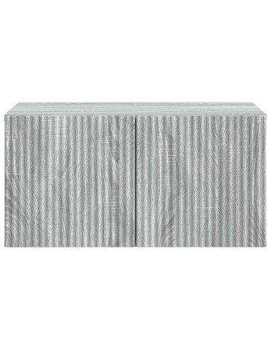 Mobile Porta TV da Muro Grigio Sonoma 59,5 x 41 x 30 cm