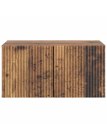Mobile Porta TV da Muro Legno antico 59,5 x 41 x 30 cm