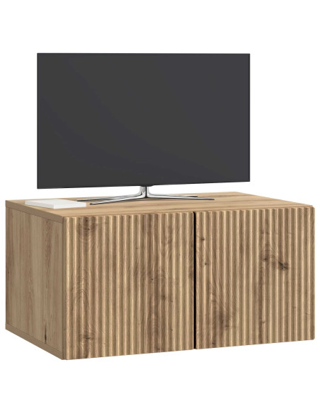 Mobile Porta TV da Muro Rovere Artigianale 59,5 x 41 x 30 cm