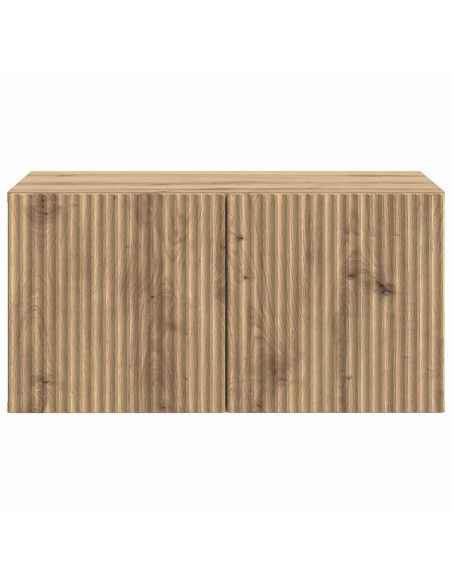 Mobile Porta TV da Muro Rovere Artigianale 59,5 x 41 x 30 cm