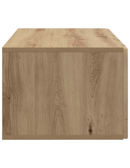 Mobile Porta TV da Muro Rovere Artigianale 59,5 x 41 x 30 cm