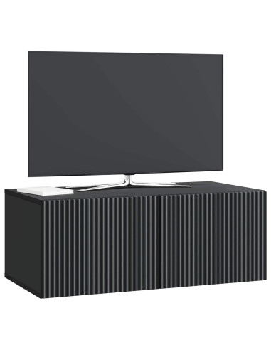 Mobile Porta TV da Muro Nero 78,5 x 41 x 30 cm