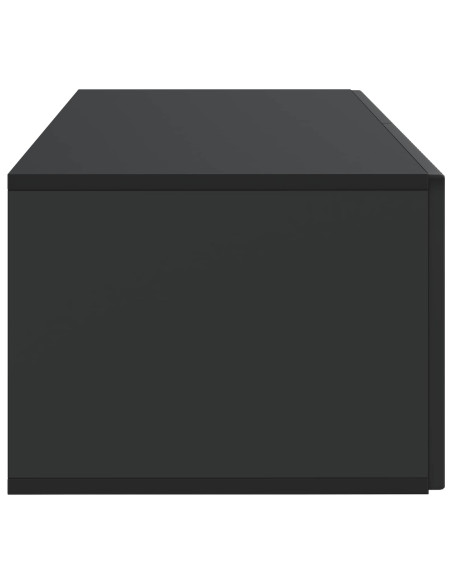 Mobile Porta TV da Muro Nero 78,5 x 41 x 30 cm