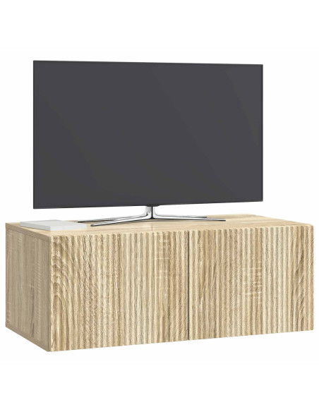 Mobile Porta TV da Muro Rovere Sonoma 78,5 x 41 x 30 cm