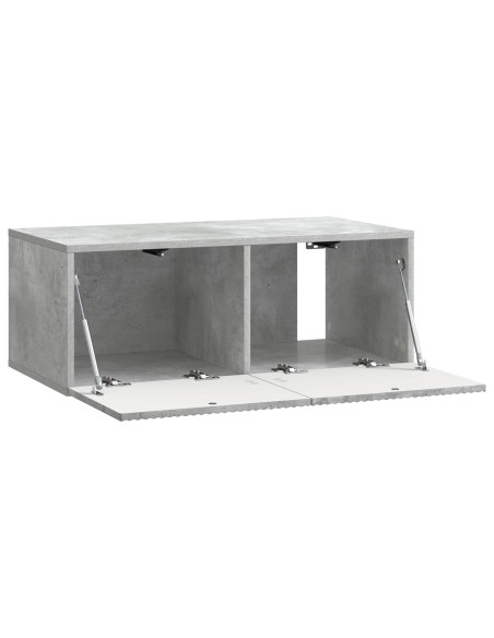 Mobile Porta TV da Muro Grigio Cemento 78,5 x 41 x 30 cm
