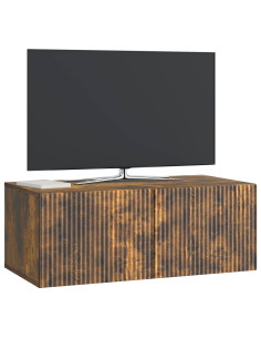 Mobile Porta TV da Muro Rovere Fumo 78,5 x 41 x 30 cm 2