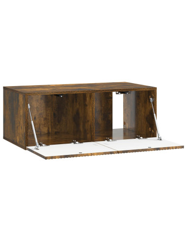 Mobile Porta TV da Muro Rovere Fumo 78,5 x 41 x 30 cm