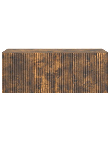 Mobile Porta TV da Muro Rovere Fumo 78,5 x 41 x 30 cm