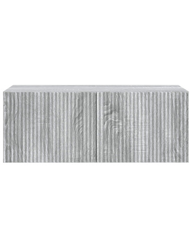 Mobile Porta TV da Muro Grigio Sonoma 78,5 x 41 x 30 cm