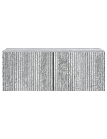 Mobile Porta TV da Muro Grigio Sonoma 78,5 x 41 x 30 cm