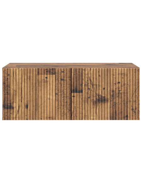 Mobile Porta TV da Muro Legno antico 78,5 x 41 x 30 cm