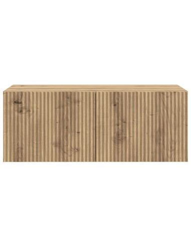 Mobile Porta TV da Muro Rovere Artigianale 78,5 x 41 x 30 cm