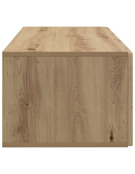 Mobile Porta TV da Muro Rovere Artigianale 78,5 x 41 x 30 cm