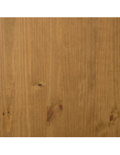 Credenza con Anta in Vetro FLAM 80x40x180 cm in Legno di Pino