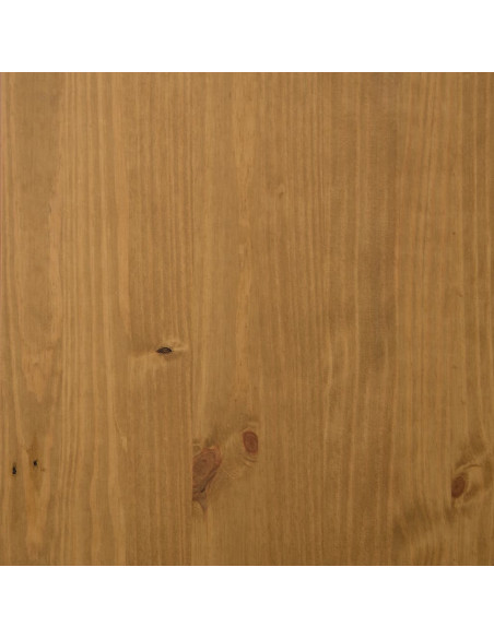 Credenza con Anta in Vetro FLAM 80x40x180 cm in Legno di Pino