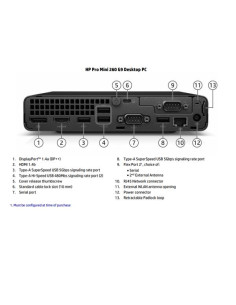 PRO MINI 260 G9 R I3 8/256 W11P 2