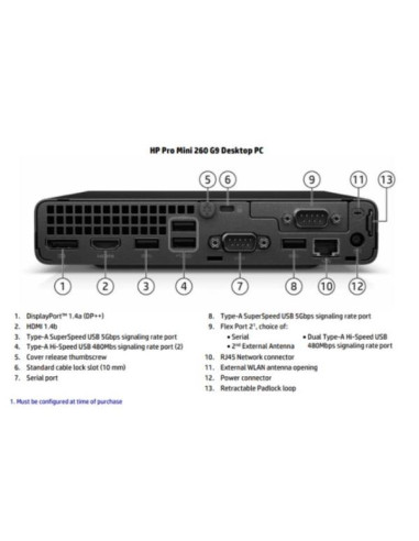 PRO MINI 260 G9 R I3 8/256 W11P
