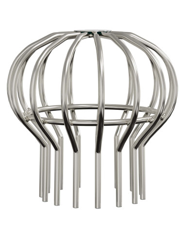 Protezione Foglie per Grondaia 8 pcs Argento 110 mm