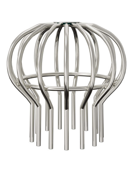 Protezione Foglie per Grondaia 8 pcs Argento 110 mm