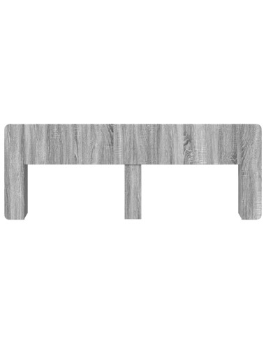 Testata del letto Grigio Sonoma Legno ingegnerizzato