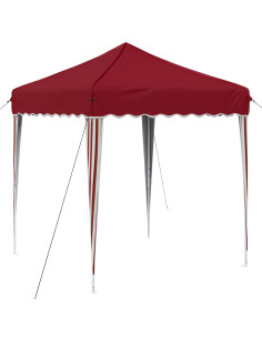 Tenda per feste a pop-up Borgogna 195 x 195 x 245 cm 2