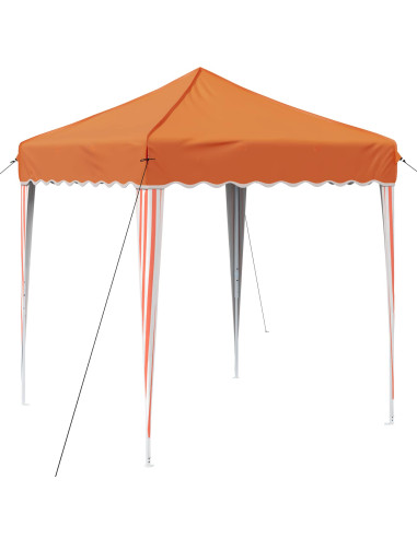 Tenda per feste a pop-up Arancione 195 x 195 x 245 cm