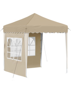 Tenda per feste a pop-up Crema 195 x 195 x 245 cm 2