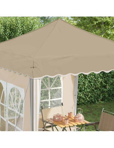 Tenda per feste a pop-up Crema 195 x 195 x 245 cm