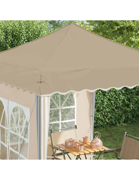 Tenda per feste a pop-up Crema 195 x 195 x 245 cm