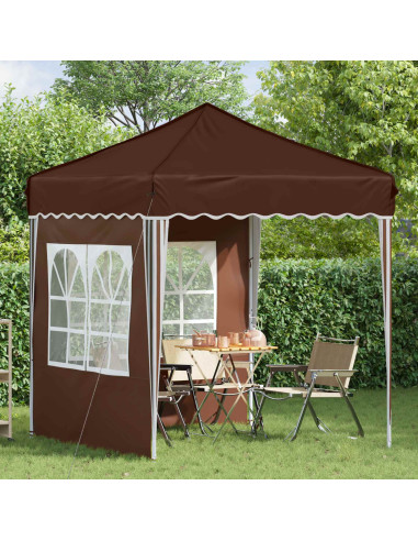 Tenda per feste a pop-up Marrone 195 x 195 x 245 cm