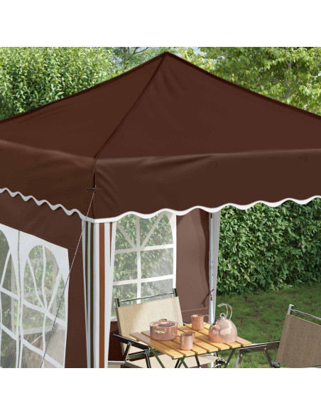 Tenda per feste a pop-up Marrone 195 x 195 x 245 cm