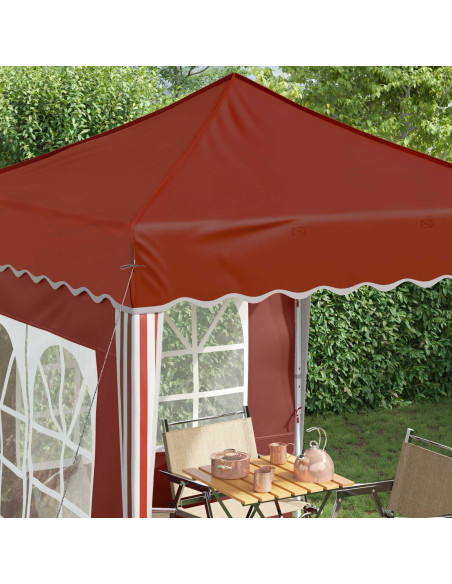 Tenda per feste a pop-up Terracotta 195 x 195 x 245 cm