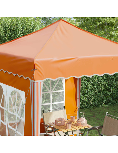 Tenda per feste a pop-up Arancione 195 x 195 x 245 cm