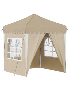 Tenda per feste a pop-up Crema 195 x 195 x 245 cm 2