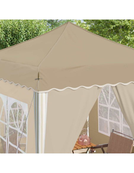 Tenda per feste a pop-up Crema 195 x 195 x 245 cm