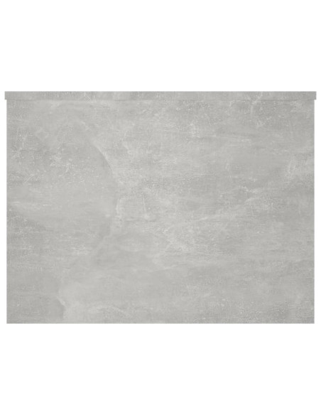 Tavolino Grigio Cemento 80x55,5x41,5 cm in Legno Multistrato