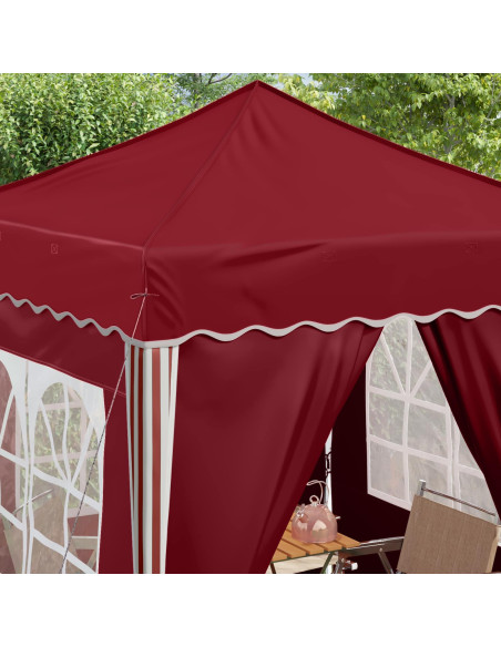 Tenda per feste a pop-up Borgogna 195 x 195 x 245 cm