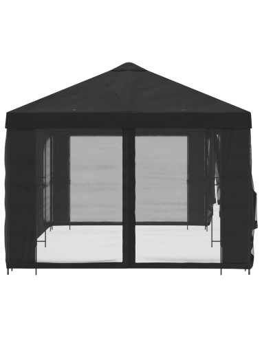 Gazebo con pareti laterali 6 x 3 m Antracite