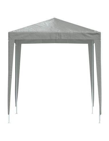 Tenda Party 200 x 200 x 240 cm Grigio Chiaro PE e Acciaio