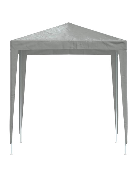 Tenda Party 200 x 200 x 240 cm Grigio Chiaro PE e Acciaio