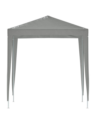 Tenda Party 200 x 200 x 240 cm Grigio Chiaro PE e Acciaio