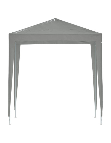 Tenda Party 200 x 200 x 240 cm Grigio Chiaro PE e Acciaio