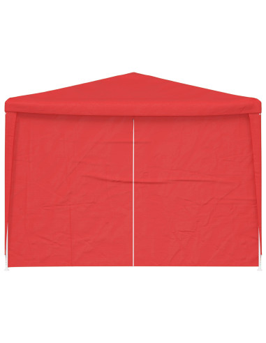 Tenda Party 900 x 300 x 255 cm Rosso PE e Acciaio