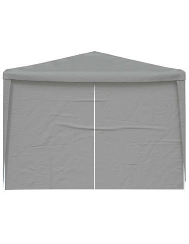 Tenda Party 900 x 300 x 255 cm Grigio Chiaro PE e Acciaio