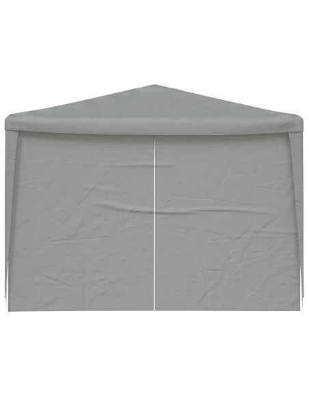 Tenda Party 900 x 300 x 255 cm Grigio Chiaro PE e Acciaio