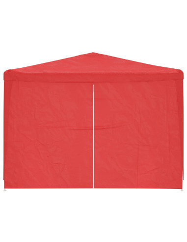 Tenda Party 1200 x 300 x 255 cm Rosso PE e Acciaio